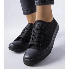 Big Star LL274072 zapatillas negras de malla negro 2