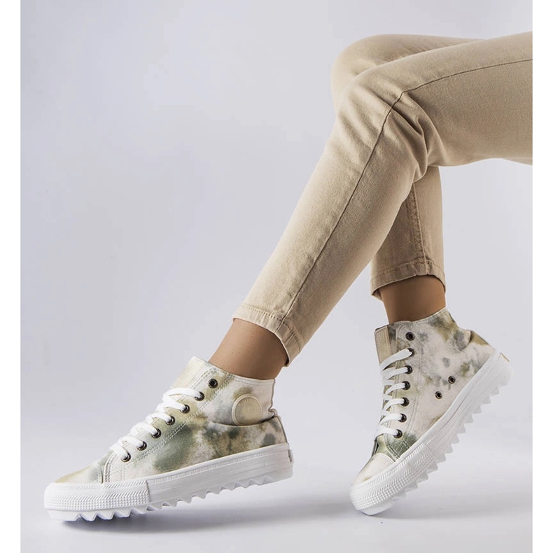 Deportivas Big Star estampado verde LL274047 1 Deportivas Big Star estampado verde LL274047 1