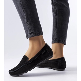 Mocasines Big Star piel negra JJ274654 negro 1