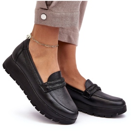 Zapatos Plataforma Piel Con Adorno, Negro Lemar Lehira 9