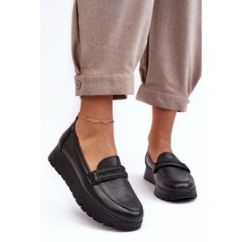 Zapatos Plataforma Piel Con Adorno, Negro Lemar Lehira 3
