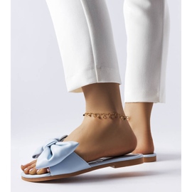 BM Elegantes sandalias azules con lazo de Garnier 2