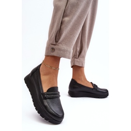 Zapatos Plataforma Piel Con Adorno, Negro Lemar Lehira 8