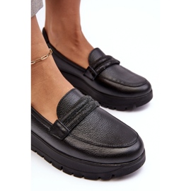 Zapatos Plataforma Piel Con Adorno, Negro Lemar Lehira 6