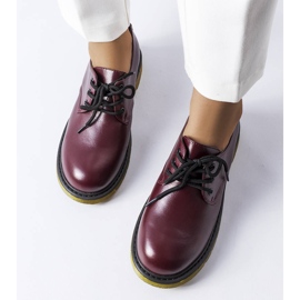 BM Botas bovver Parfait burdeos rojo 2