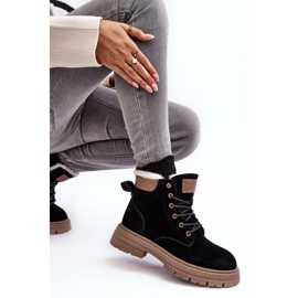 Cazadores con aislamiento de piel para mujer Fenan negro 7