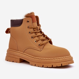 Cazadores con aislamiento de piel Camel Fenan para mujer marrón 1