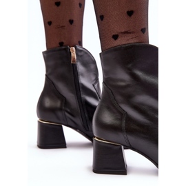 Lewski Shoes Botas Vaqueras Mujer Piel Tacón Alto Negro Lewski 3166/B/2 3