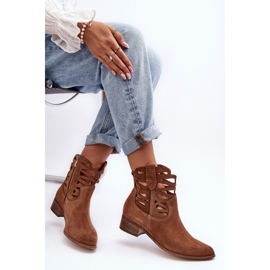Lewski Shoes Botas Mujer Piel Caladas Marrón Lewski 3329 5