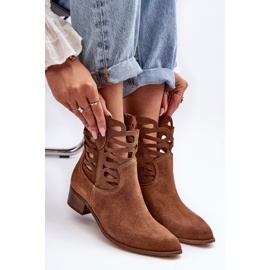 Lewski Shoes Botas Mujer Piel Caladas Marrón Lewski 3329 7
