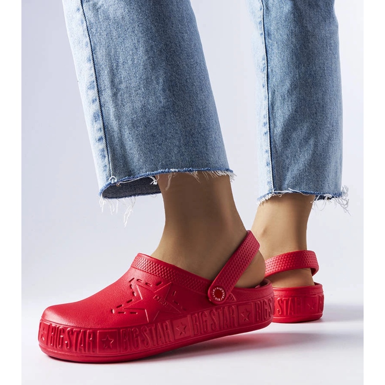 Pantuflas Big Star II275004 rojo 2