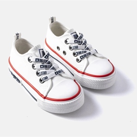 Zapatillas blancas para niños Big Star KK374042 blanco 2
