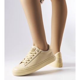 Zapatillas de lona beige de Big Star LL274094 2