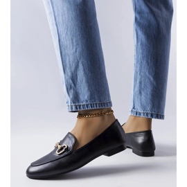 Mocasines Philip negros con hebilla 1 Mocasines Philip negros con hebilla 1