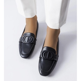Mocasines negros de Poissonnier. 2