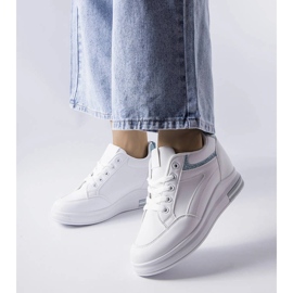 Deportivas blancas con aplicaciones de purpurina de Bonevil blanco 1