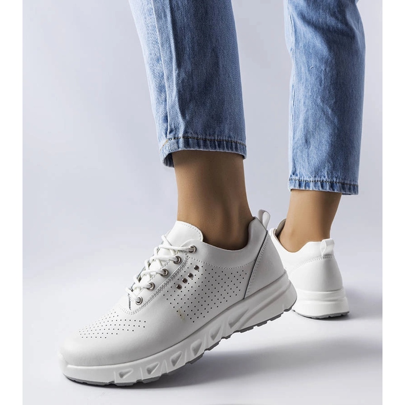 Evento Zapato brodeur piel calada blanca blanco 1 Evento Zapato brodeur piel calada blanca blanco 1