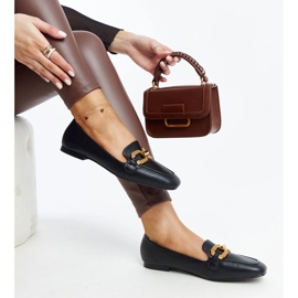 Mocasines negros con hebilla de Rousseau 1