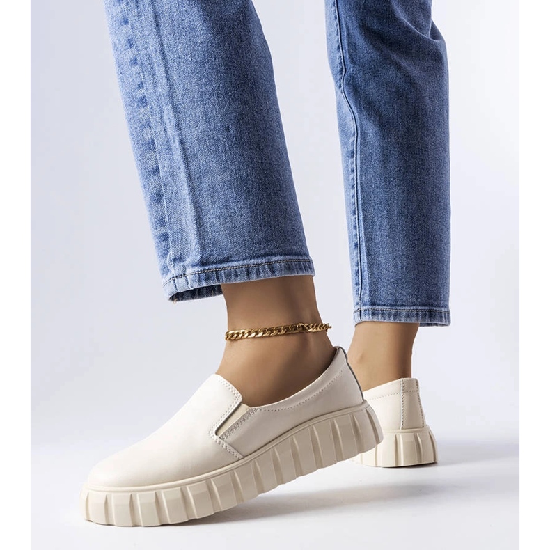 Zapatos brogue beige LS5379 Taupe 1