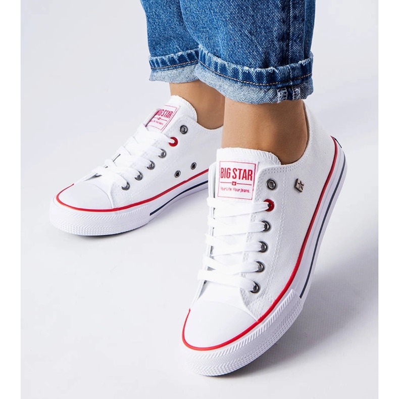 Big Star T274022101 zapatillas clásicas blancas blanco 1