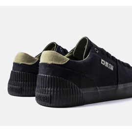 Zapatillas negras de hombre Big Star LL174009 negro 2