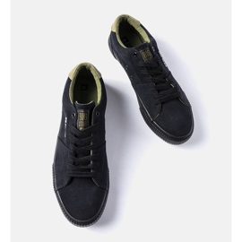 Zapatillas negras de hombre Big Star LL174009 negro 3