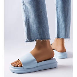 BM Paquette zapatillas azules en la plataforma 2 BM Paquette zapatillas azules en la plataforma 2