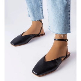 Sandalias cerradas negras negro 1
