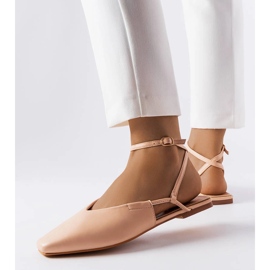 Sandalias rosa punta cerrada 1