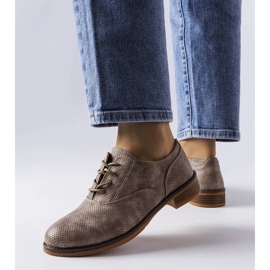 Zapatos brogue grises LS5379 Taupe 1