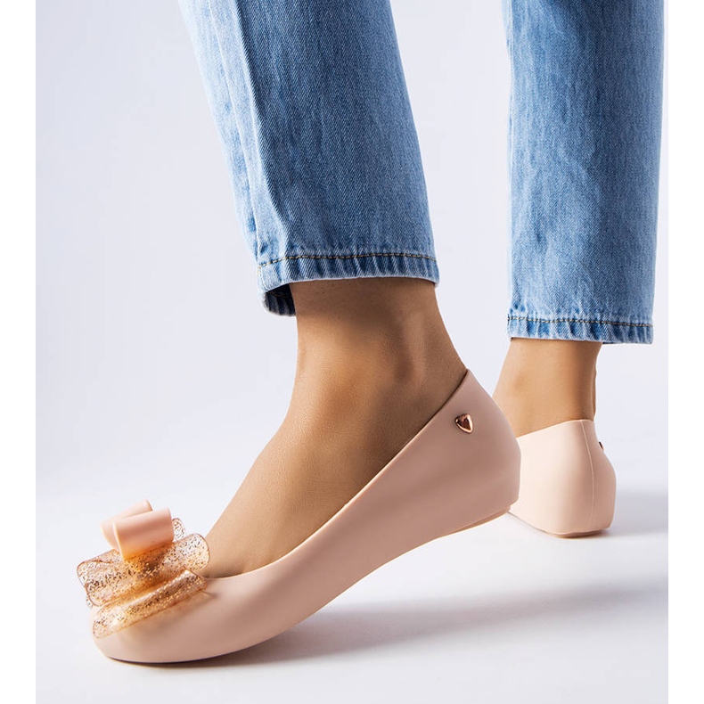 BM Bailarinas beige de Jerome con lazo 2