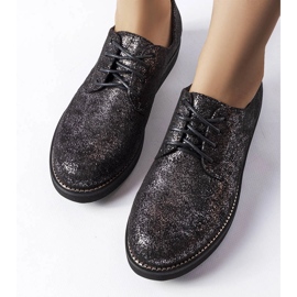 Zapatos brocados negros con purpurina de Cemetery 2