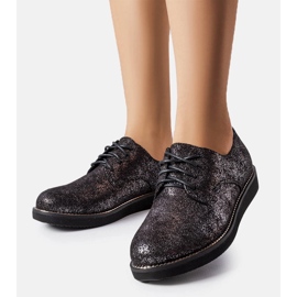Zapatos brocados negros con purpurina de Cemetery 3