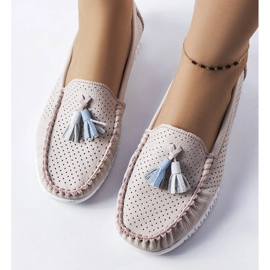 Mocasines Maryville piel rosa rosado 1