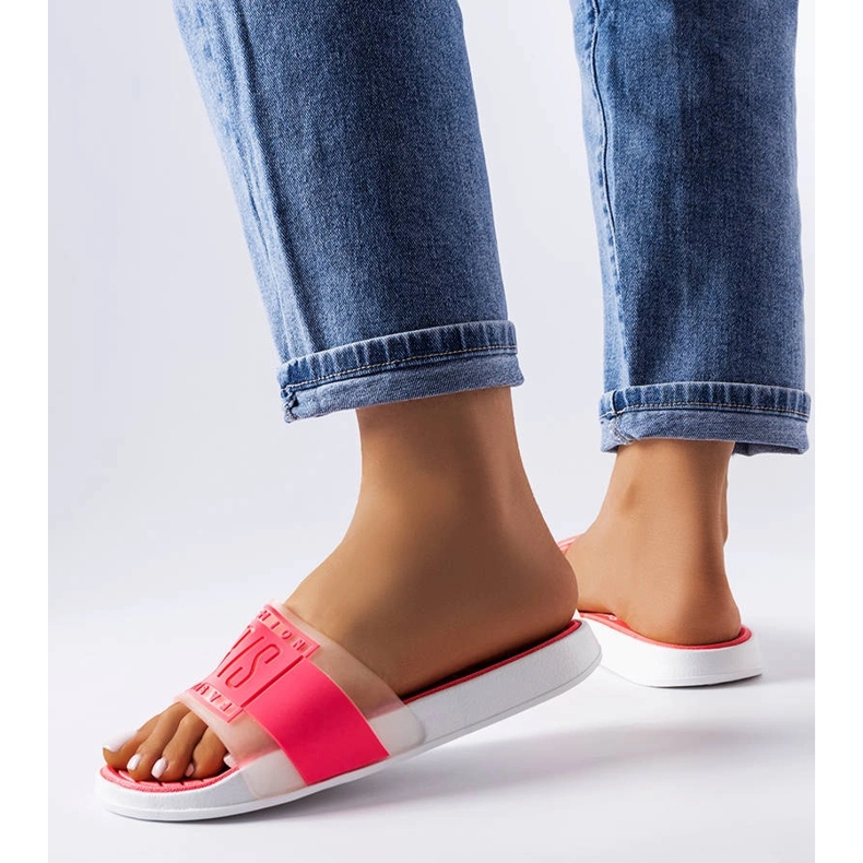 Zapatillas de goma rosas de París 1