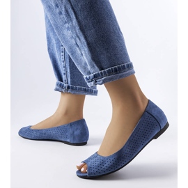 Bailarinas caladas azul marino de Agate 1 Bailarinas caladas azul marino de Agate 1