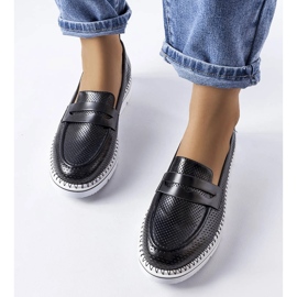 Zapatos brogue perforados negros de Bloomsburg 2