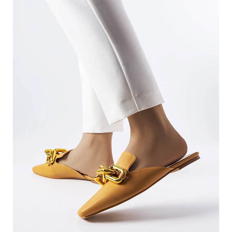 Chanclas marrones con cadena Hickory marrón 1