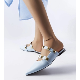 Sandalias con tachuelas azules de Ruckman 1