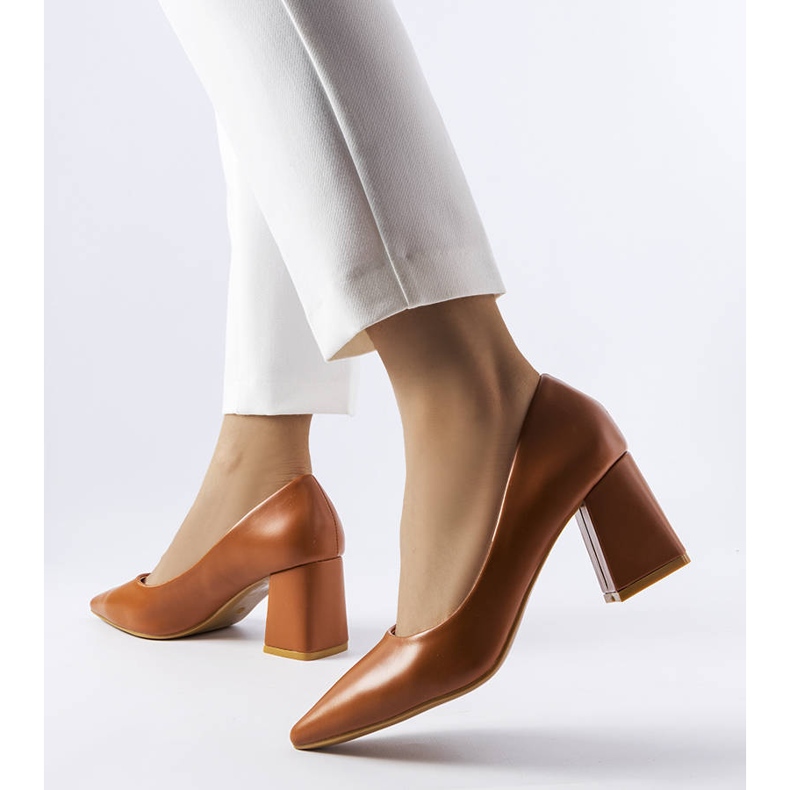 Salón tacón Fanchon marrón 1