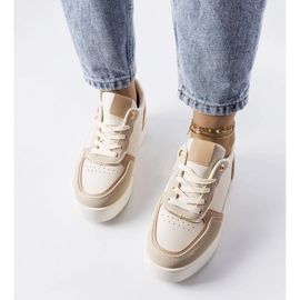 Zapatillas beige con plataforma de Tooele 2