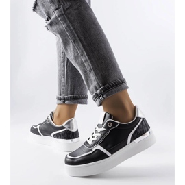 Zapatillas negras con plataforma de Tooele negro 1