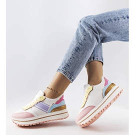 Zapatillas rosas con inserciones de purpurina de Lang rosado 1 Zapatillas rosas con inserciones de purpurina de Lang rosado 1