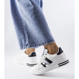 Zapatillas con plataforma en blanco y negro de Sacaton 2