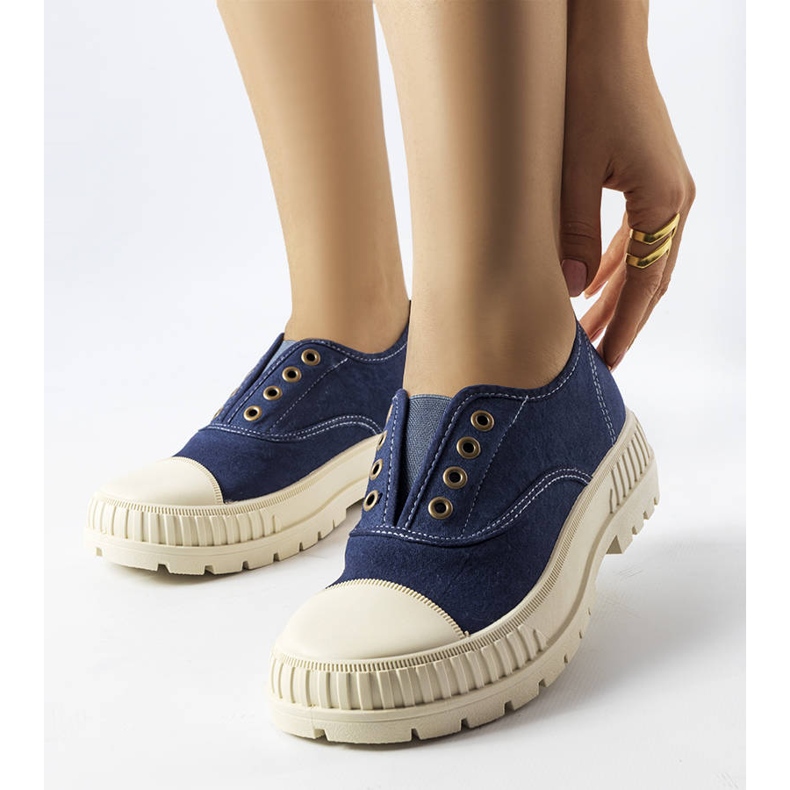 Zapatillas azul marino de Walton 1