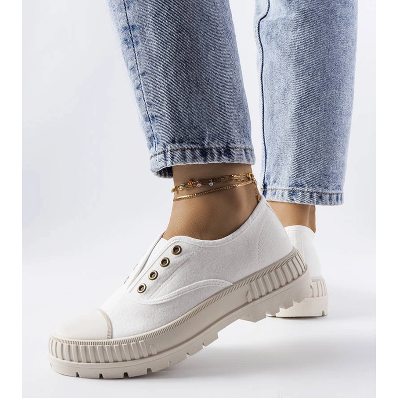 Zapatillas blancas de Walton blanco 1