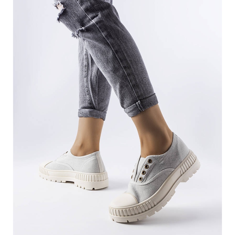 Zapatillas Walton grises con elásticos 1 Zapatillas Walton grises con elásticos 1