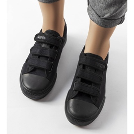 Deportivas negras con velcros Big Star LL274A204 negro 2