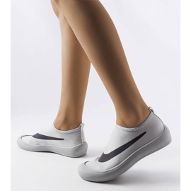 Zapatillas elásticas grises de Stover 1