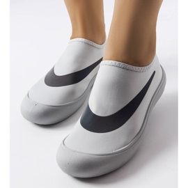 Zapatillas elásticas grises de Stover 2